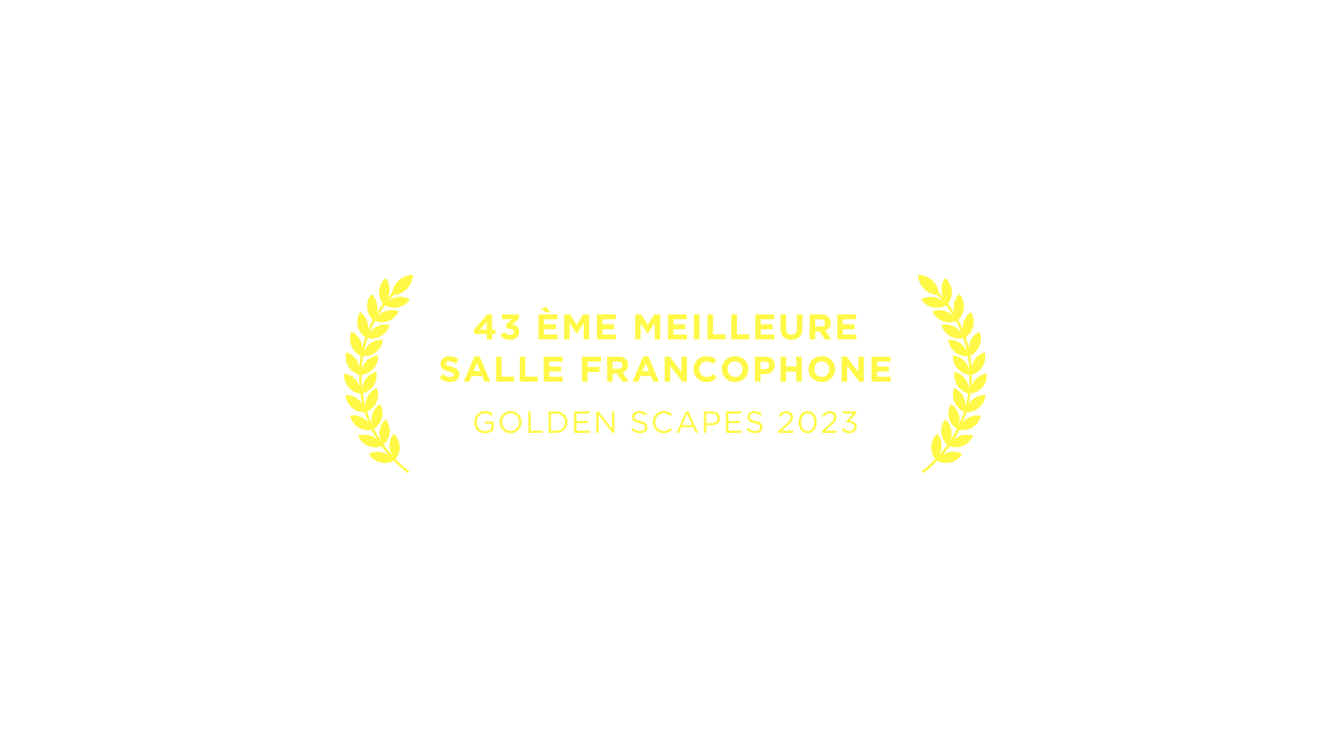 43ème meilleure salle francophone